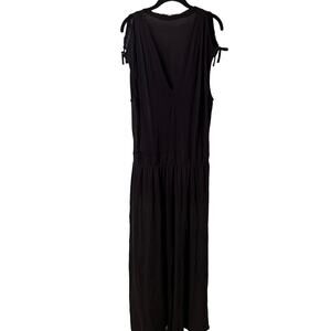 & Other Stories Black Sleeveless V-Neckline Maxi Dress Size 12